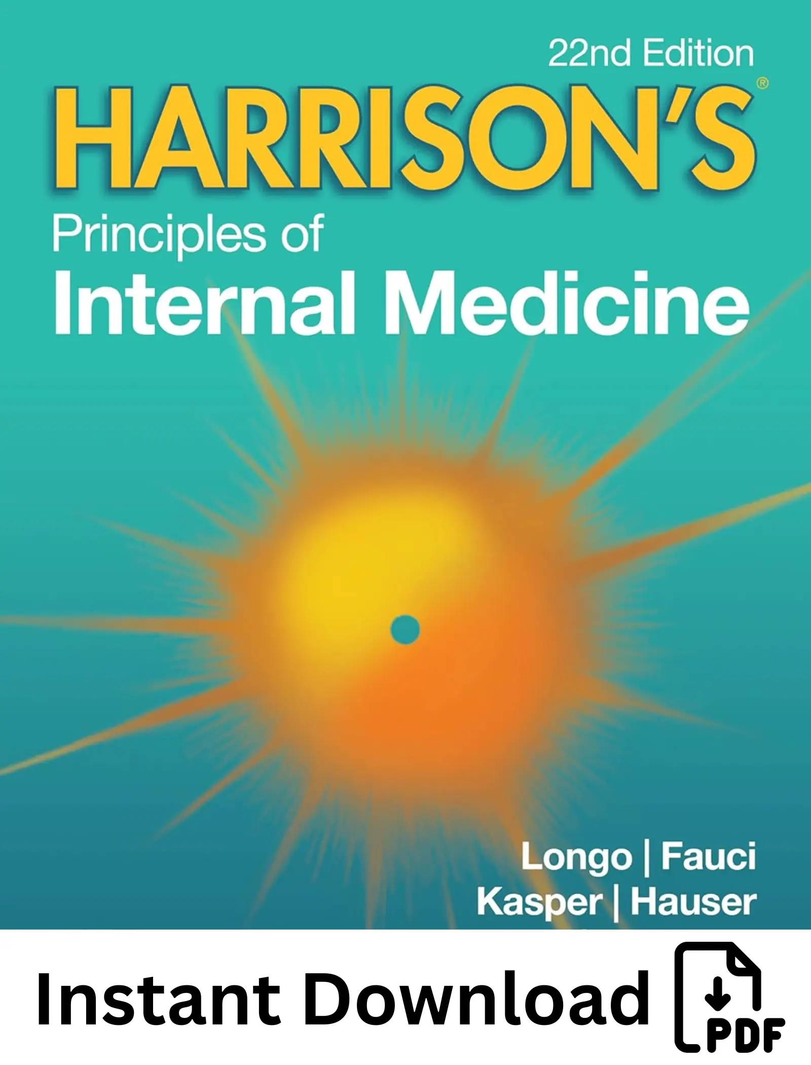 Harrison's Principles of Internal Medicine, Twenty-Second Edition (Vol.1 & Vol.2) 22nd Edition Harrison's Principles of Internal Medicine 22nd Edition (Vol.1 & Vol.2) - Image 1