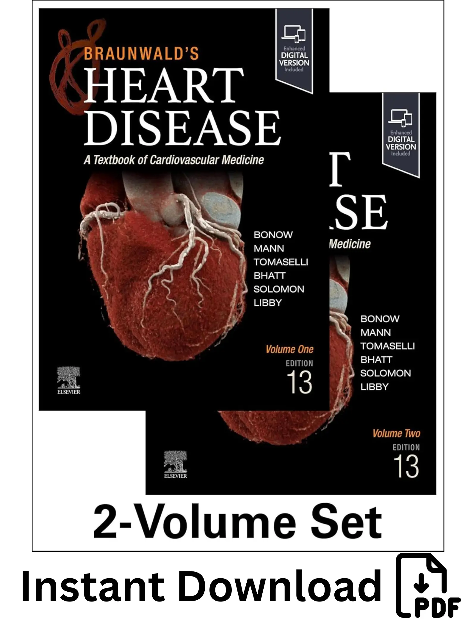 Braunwald’s Heart Disease, 2 Vol Set A Textbook of Cardiovascular Medicine 13th Edition Braunwald’s Heart Disease, 2 Vol Set: A Textbook of Cardiovascular Medicine 13th Edition - Image 1